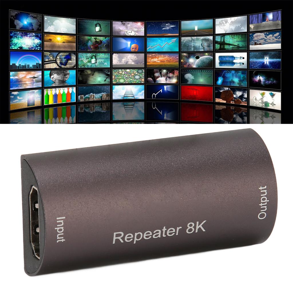 HD Multimedia Interface Repeater 8K At 60Hz Plug and Play Video Amplifier Signal Booster for PS5 for