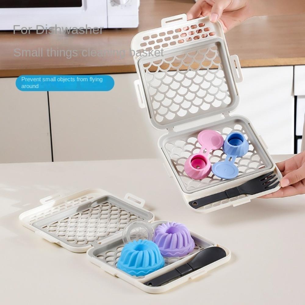 Easy To Clean Dishwasher Basket Drain Dishwasher  Cleaning Storage Organizer  Silverware Flatware