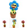 Saxophone Sunflower Plush Toy With Singing And Dancing Functions For Kids Gift
