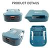 For Makita 18V With USB With Type-C Battery Holder For Makita 18V Battery BL1840 BL1850 BL1860 Charger Adapter Fast Charging