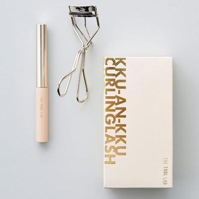 Kuanku Curling Wimpern Duo 2 Arten (1) (1 waschbares Serum-Mascara + 1 Wimpernzange)