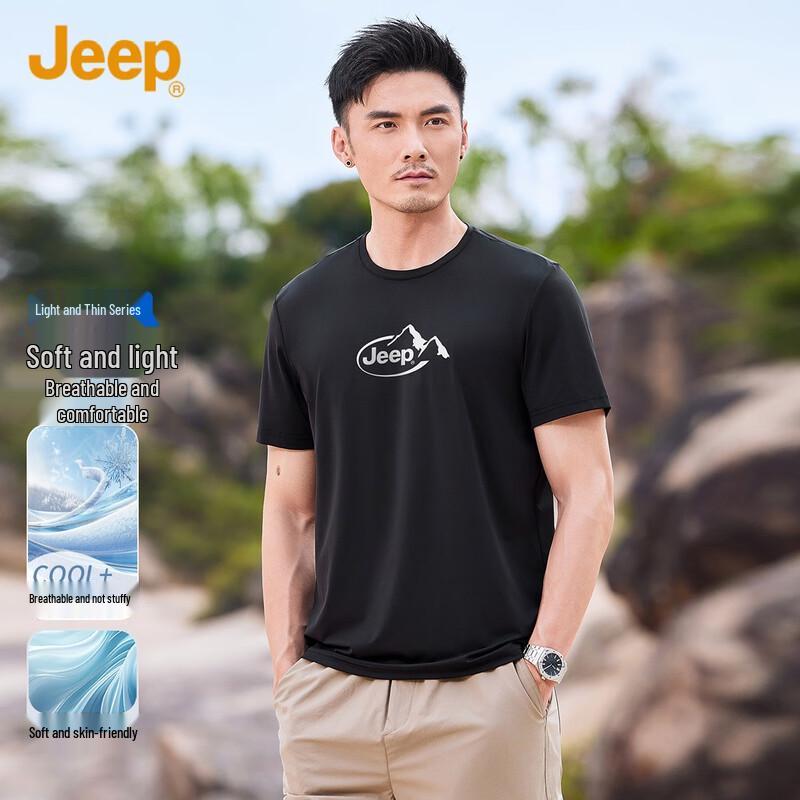 JEEP Men s Summer Short Sleeve T-Shirt 2XL