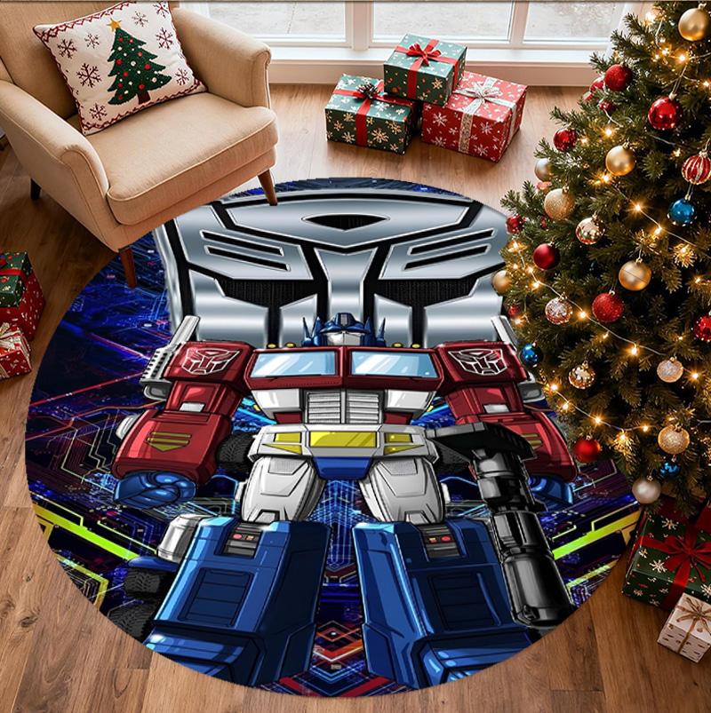 American science Pattern Round Rug, Indoor/Outdoor Mat, for Picnic, Gameroom, Bedroom, Office, Living Room, Home Decor Carpet, Birthday Gift