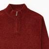 STCO Diems Chenille Half-Zip Knit Orange (Classic Fit)_Dktua03Cso