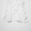 TAOP&ZA Women's Elegant Lace Layered Casual Shirt - Spring/Summer Collection