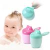 1PC Baby Cartoon Bear Bathing Cup Newborn Kid Shower Shampoo Cup Bailer Baby Kids Shower Water Spoon Bath Wash Cups for 3 Colors