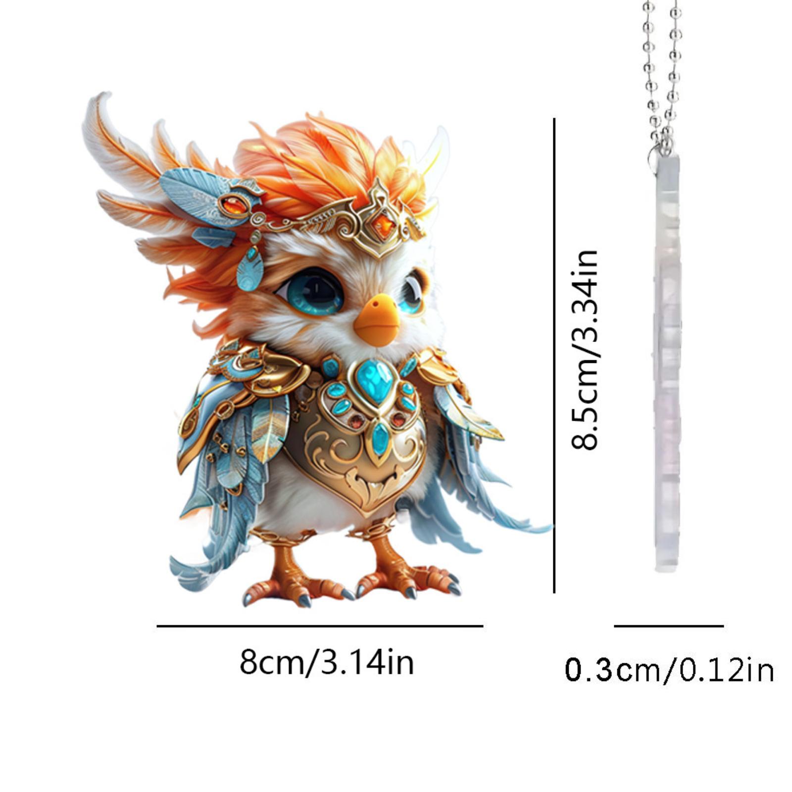 

Китайские животные Рождественские игрушки Украшения Детские подарки Акриловые брелки One Size жёлтый