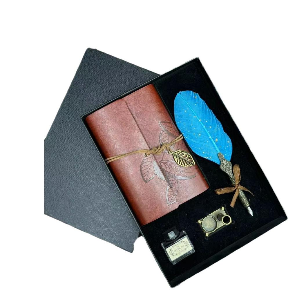 Dipping Pen Retro Gold Sprinkler Quill Pen British Water Dipping Pen Gift Box Set 100 Optional Business Gifts