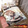 3D A Certain Scientific Railgun Sheets Bedding Set Printed With Pillowcase Bed Duvet Cover Single Double Queen Super King Size