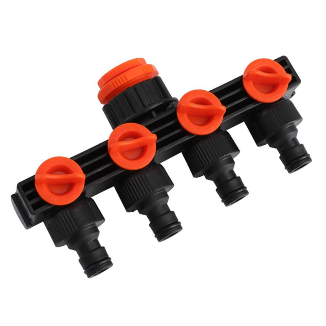 

4-ходовой соединитель для крана, садовый коллектор, адаптер-разветвитель для шланга, водяной кран