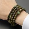 Buddhist Altar Shop Takita Shoten Specially Selected Bracelet Prayer Beads 108 Beads Green Sandalwood of Dokzan Beads Honshiki Prayer Beads Mala Bead