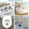 For 4 Pack Drain Snake Hair Remover Tool - Reusable Plumbing Unblocker for Kitchen, Bathroom, Shower, Toilet and Sink
