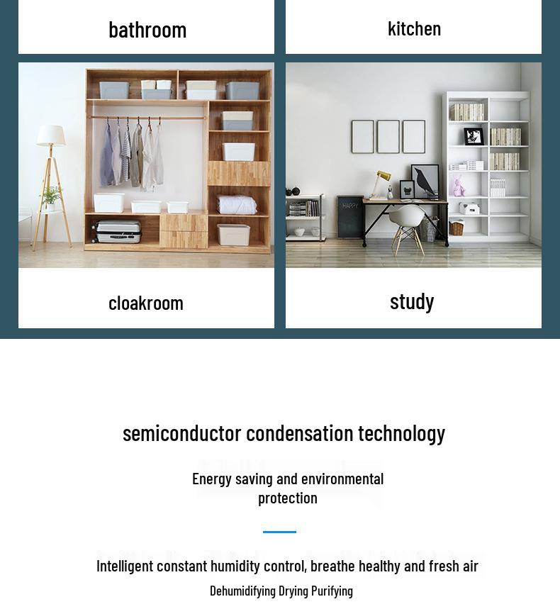 350ml/D Silent Dehumidifier for Home, Bedroom, and Basement