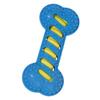 3Pcs Interactive Massage Toothbrush Dog Toy Squeaky Bones Textured Teething Bone Puppy Chew Toy for Medium Large Dogs