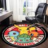 1pz Tappeto Rotondo Ufficio Starter Pokémon, Sotto Sedie da Ufficio Camera da Letto Soggiorno Arredamento Casa a0926129