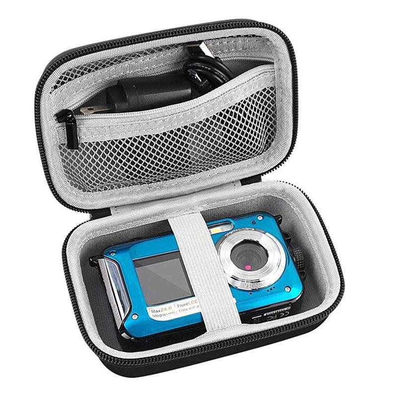 Waterproof Shockproof EVA Storage Bag for Sony/Nikon/Digital Cameras 13*9*6cm чёрный