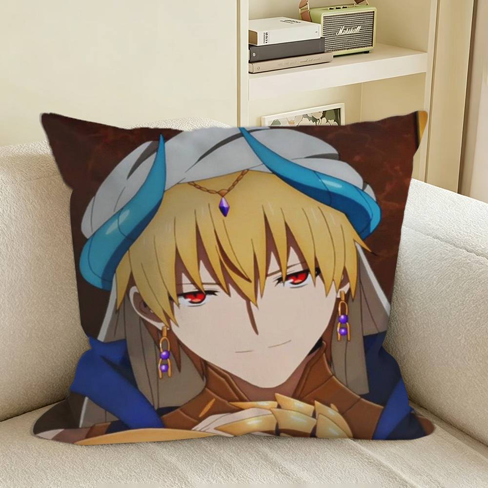 Rin Tohsaka FATE Anime Saber Square Sofa Pillow Cover Solid Color Living Room Home Decor Cushion Case