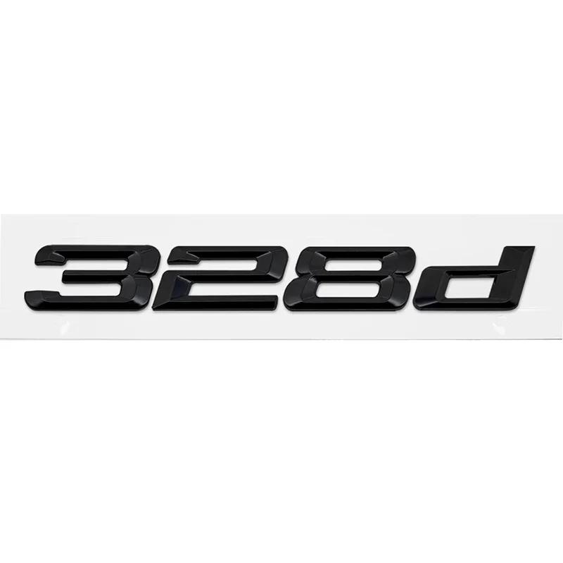 ABS Car Rear Trunk Letters Logo Badge Emblem Sticker For BMW 3 Series 318d 320d 325d 328d 330d 335d E46 E90 E91 F30 F31 F34 G20