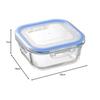 Wahei Freiz Kachikore Microwave and Freezer Heat-Resistant Glass Container, 800ml, RE-7472