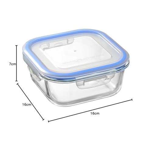 Wahei Freiz Kachikore Microwave and Freezer Heat-Resistant Glass Container, 800ml, RE-7472