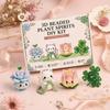 3D Beaded Plant Spirits DIY Kit 4-Piece Set Includes Step-by-Step Instructions All Materials Included Beginner Friendly Crafting Project
