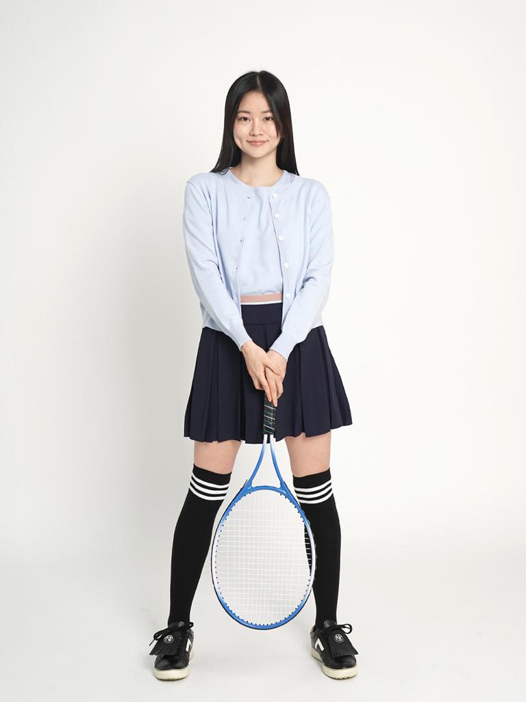 NITINA Basic Round Cardigan Bl