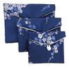Brocade Fabric Jewelry Case Long Time Use with Antique Charm Organizers for Earrings