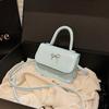 Süße Mädchen Mini-Tasche neue süße gepunktete tragbare kleine quadratische Tasche trendige Umhängetasche