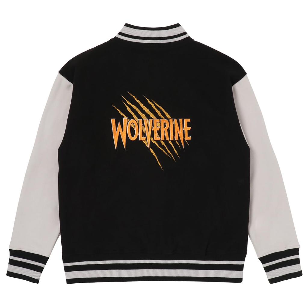 Small Planet Marvel Stadium Jacket, X-Men Wolverine, One Size Fits Most, Black