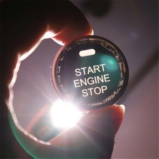 Red Crystal Car Engine Start Stop Button Trim For Mazda ATENZA AXELA 2014-2017