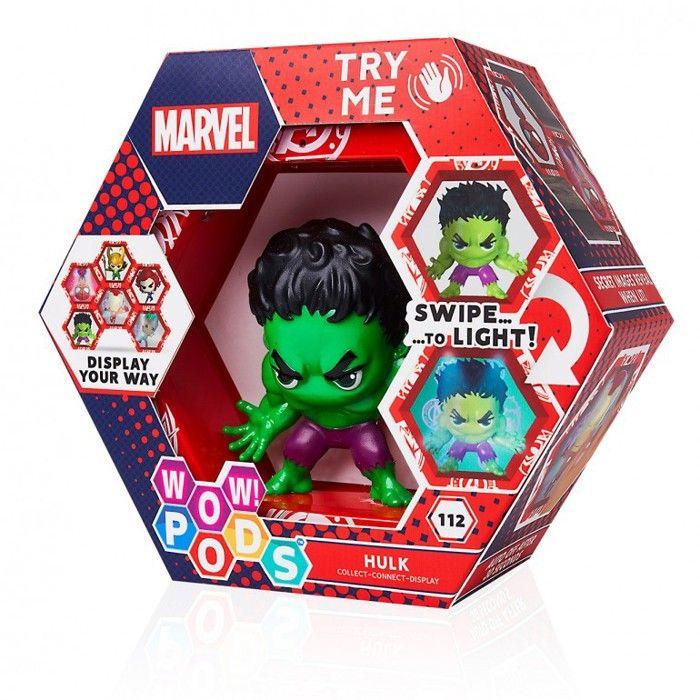 Figuur WOW! Pods Marvel - WOW SPULLEN - Hulk - Groen - 175g - 15x5.3x15cm - Vanaf 3 jaar