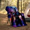 1pc Transformers2 Theme Blanket - Digital Print, Polyester, Cozy for All Seasons, Perfect for Outdoor, Camping, and Travel