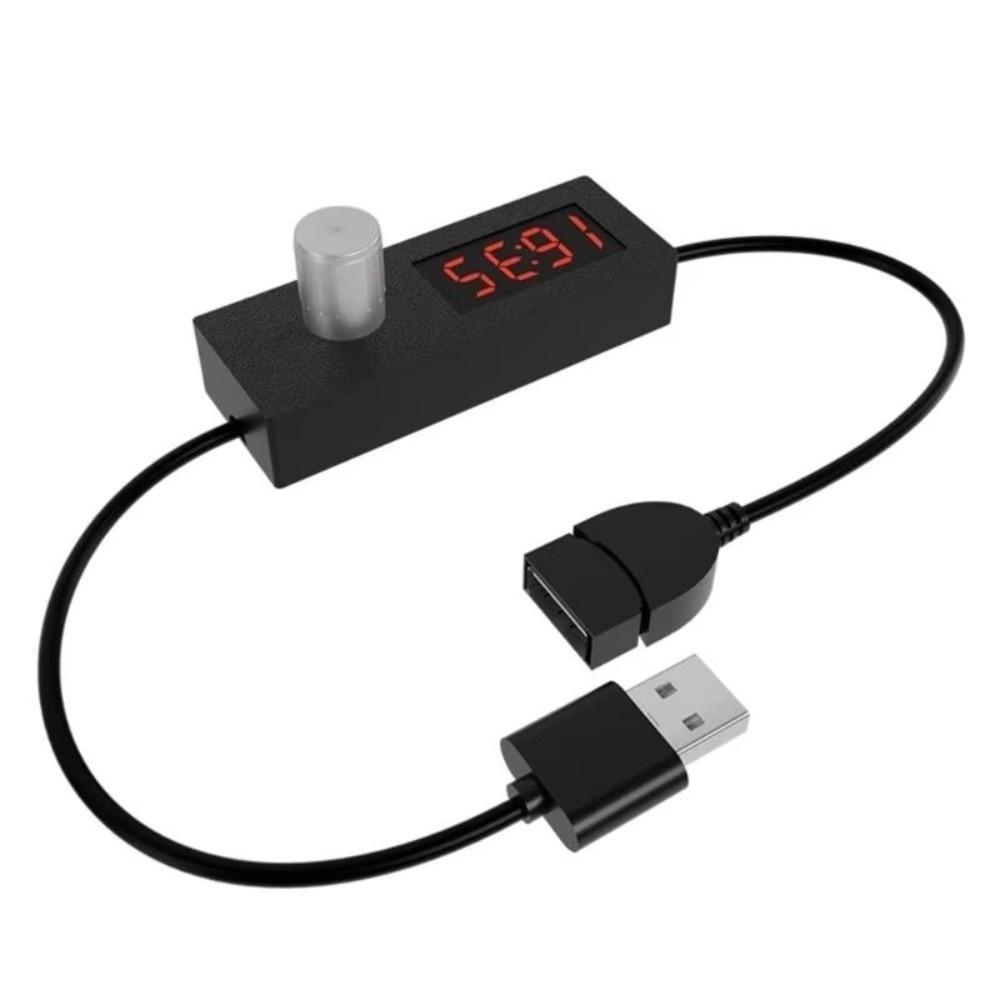 Digital Display USB Timer Switch Adjustable 5V Power Off Switch Portable Switching Cord Auto Shut Off Electronic Devices