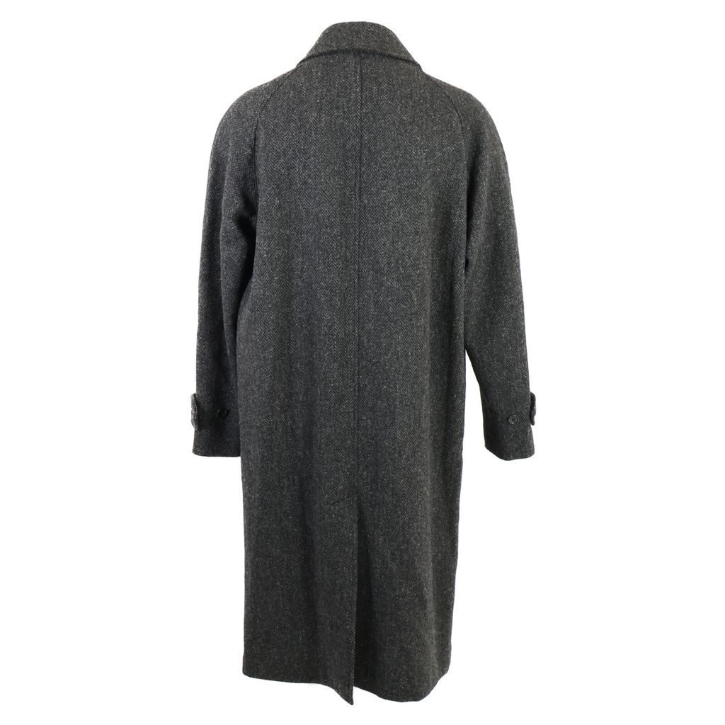 Brooks Brothers [Good condition/Domestic Regular Product] 100215578 HARRIS TWEED Harris Tweed Bal Collar Coat 38 Charcoal grayUsed