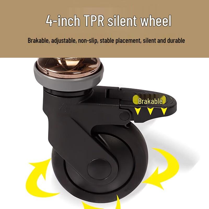 Stainless Steel Multi-purpose Serving Trolley