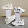 Mesh Breathable Sneakers Women's 2025 New Spring Casual Dad Shoes Show Small Feet, Lightweight Platform Running Shoes Women