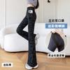 Women's High Waist Flare Pants Loose Fit Yoga Pants Camouflage Print Pocket Design High Stretch Thin Casual Spring Trousers