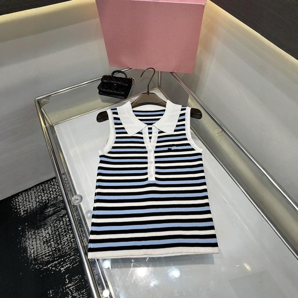 High-Quality European Style Striped Knit Vest - Slim, Fashionable, Versatile