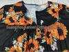 Women Summer Casual Floral Print Short Sleeve Henry Shirt