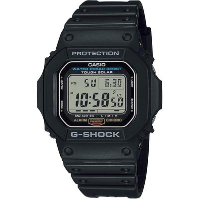 Casio G-SHOCK G-5600UE-1JF [G-SHOCK 20 atm wasserdichte Solar G-5600 Serie] Herrenuhr quadratisch schwarz