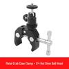 Mobile Live Streaming Stand with Metal Extension, Rotating Ball Head & Double 1/4 Clip - Multi-functional Desktop Magic Arm.