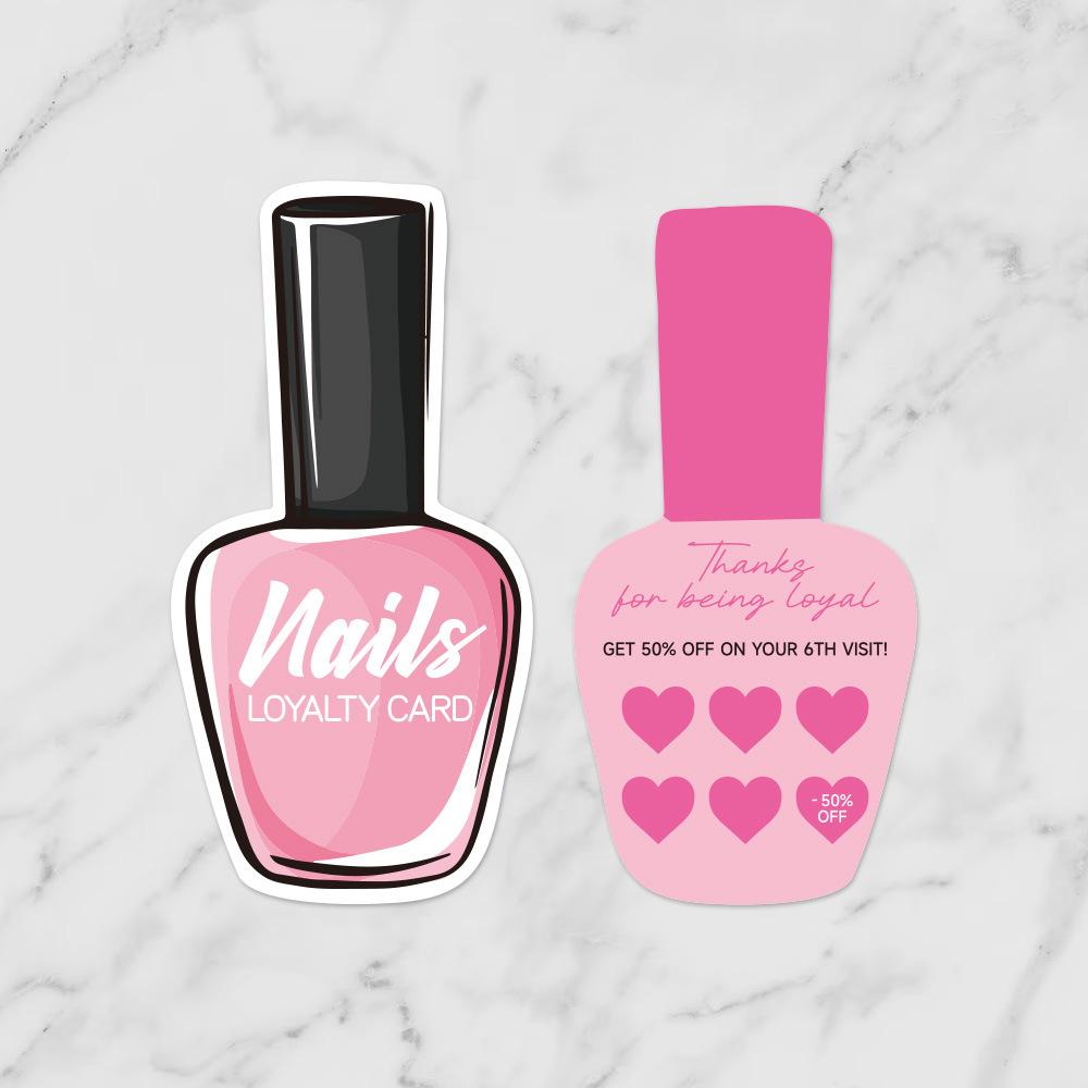 

50 шт. Визитки для ногтей Накладные ногти Лояльность Бумажная карточка Картон Карточка для ногтей Картон Аксессуары для ногтей Инструменты