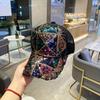 Women'S Colorful Sequined Hat for Spring And Summer, Breathable Mesh Sunshade Baseball Cap, Sparkling Travel Flat-Brimmed Cap