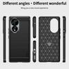 MOFI JK TPU Series-1 for Honor 90 Carbon Fiber Soft TPU Case Anti-scratch Brushed Phone Cover