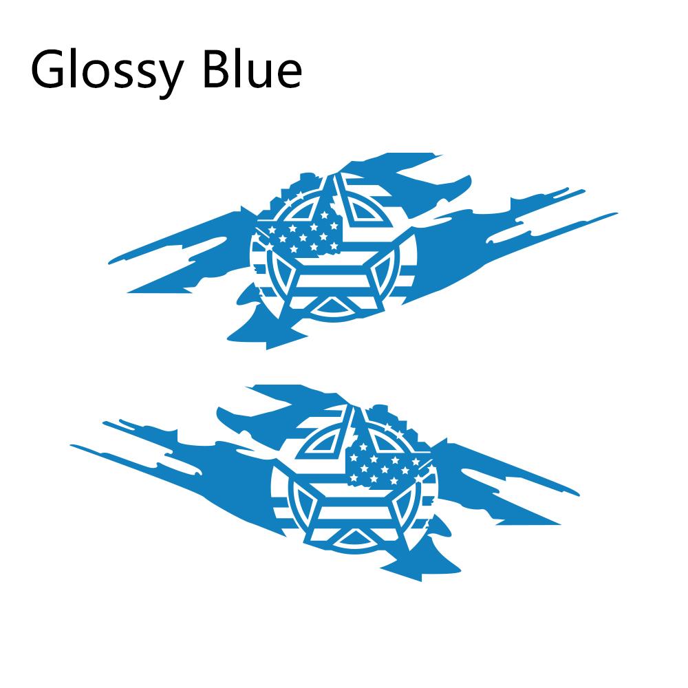 Car Stickers Auto Side Door Vinyl Film styling Decals Tuning Accessories for Jeep Wrangler Renegade JK JL CJ RUBICON 4x4