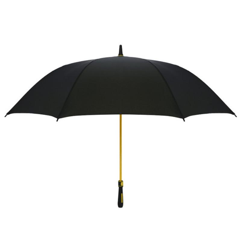 New full fiber straight golf umbrella enlarged thickened color scheme handle car business advertising umbrella printed logo