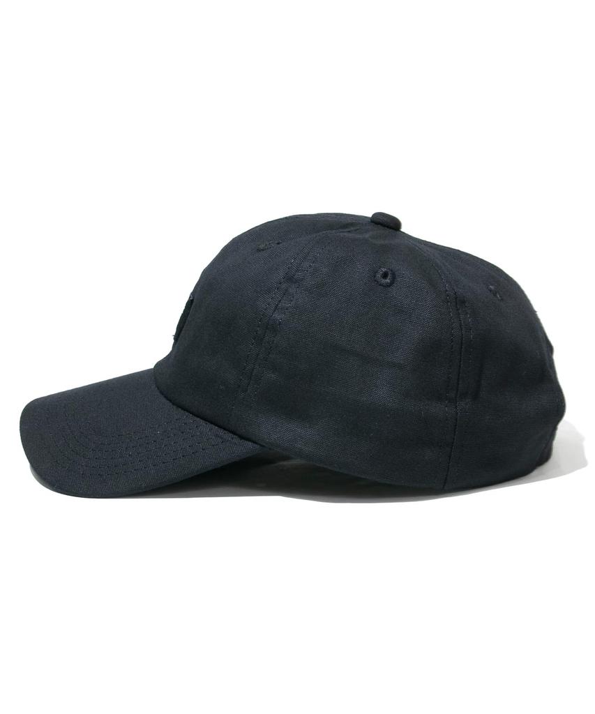 [go slow caravan] 342901 Light Canvas Logo BB Cap, Black, Free Size