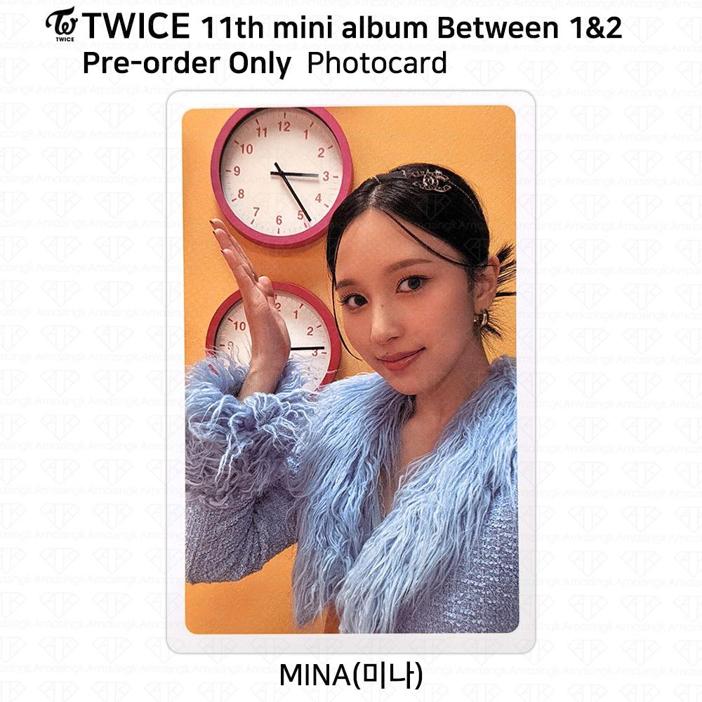 

TWICE 11-й мини-альбом между 1 и 2 Мина, фотокарточка, открытка, наклейка Polaroid POB Photocard - POB #04