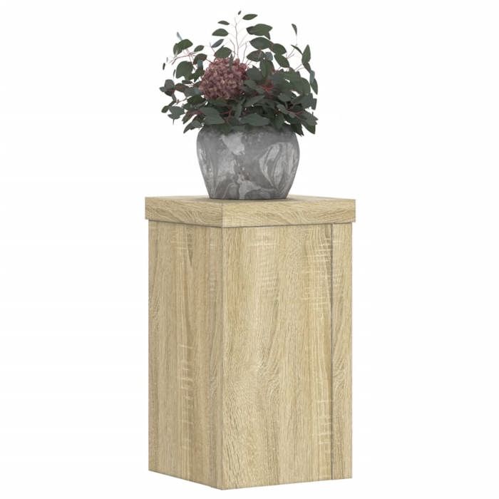 VidaXL Plant Stands 2 Pcs Sonoma Oak Engineered Wood, Flower Stand, Pot Stand, Plant Support 852881
