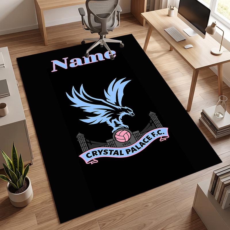 Crystal Palace FC (1) Personalized Name Office Carpet Stylish Decor for Living Room Bedroom Kitchen